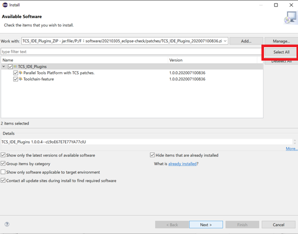 ../../../_images/DevelopmentSupportToolsInstallFujitsuExtensionApplyPackage_07.png