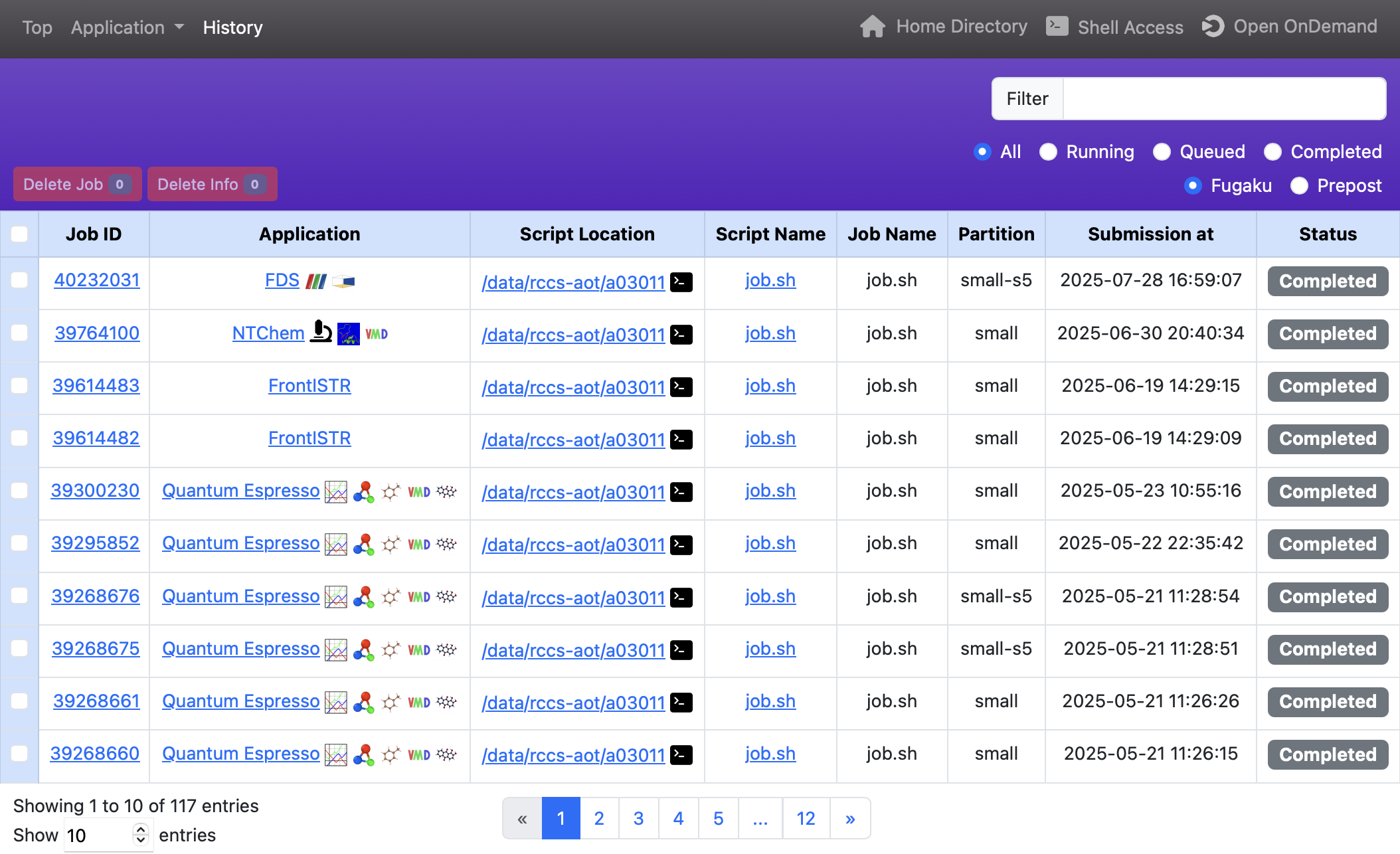 Histroy Page